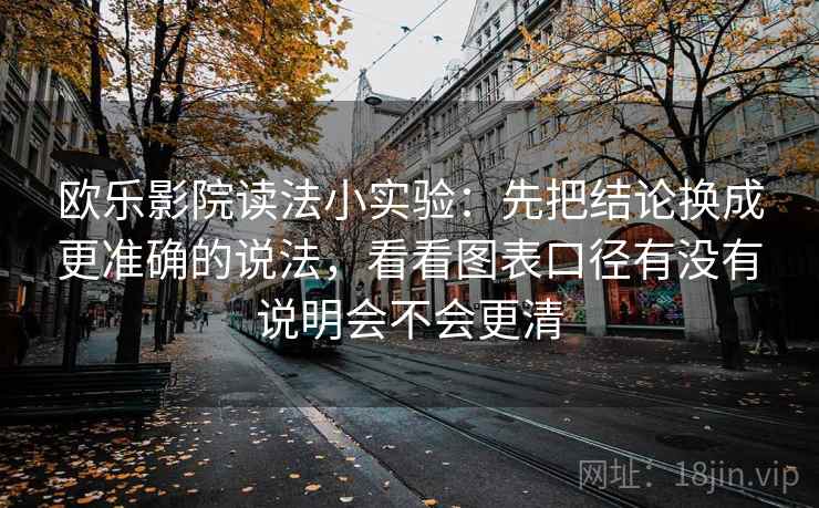 欧乐影院读法小实验：先把结论换成更准确的说法，看看图表口径有没有说明会不会更清